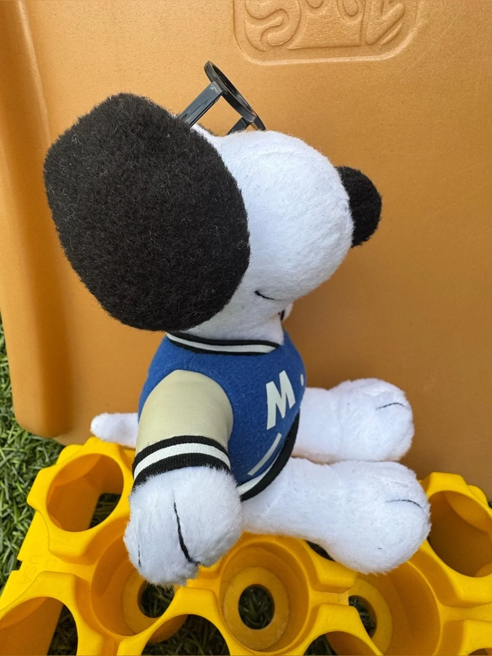 🐾 MetLife Snoopy Joe Cool Plush Toys Promotional Blue Varsity Jacket